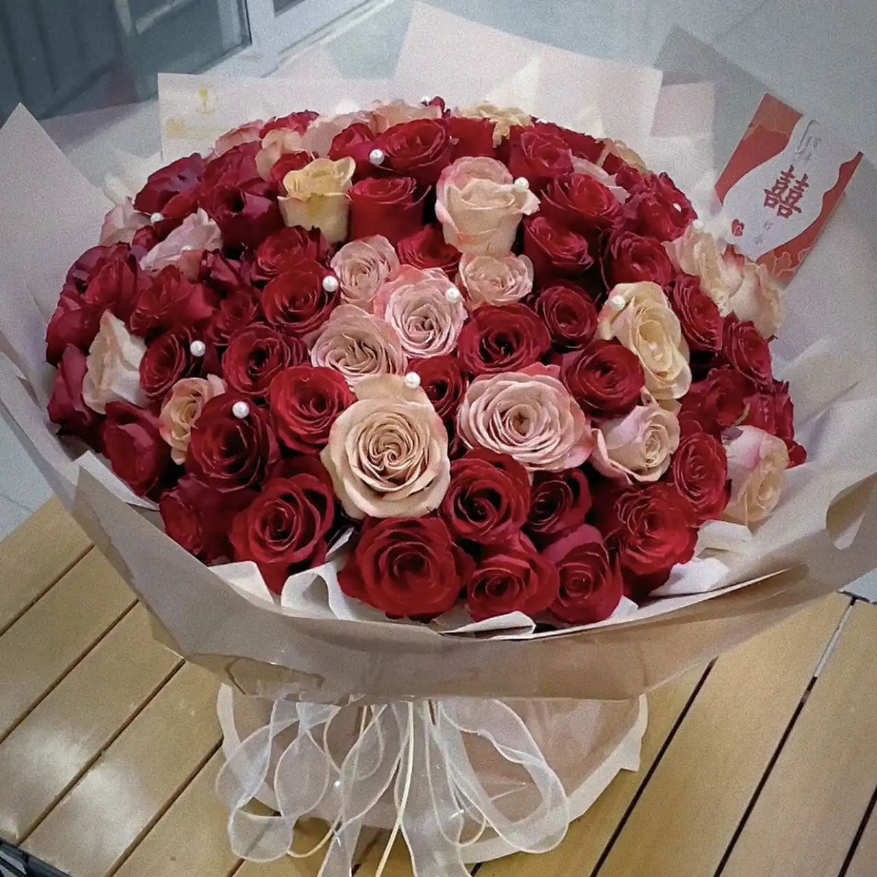 214情人节|99朵高原红玫瑰&高原红玫瑰花束